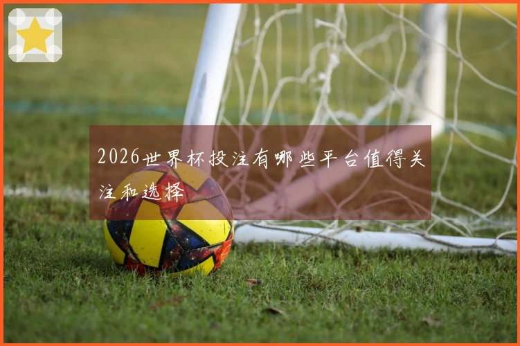 2026世界杯投注有哪些平台值得关注和选择